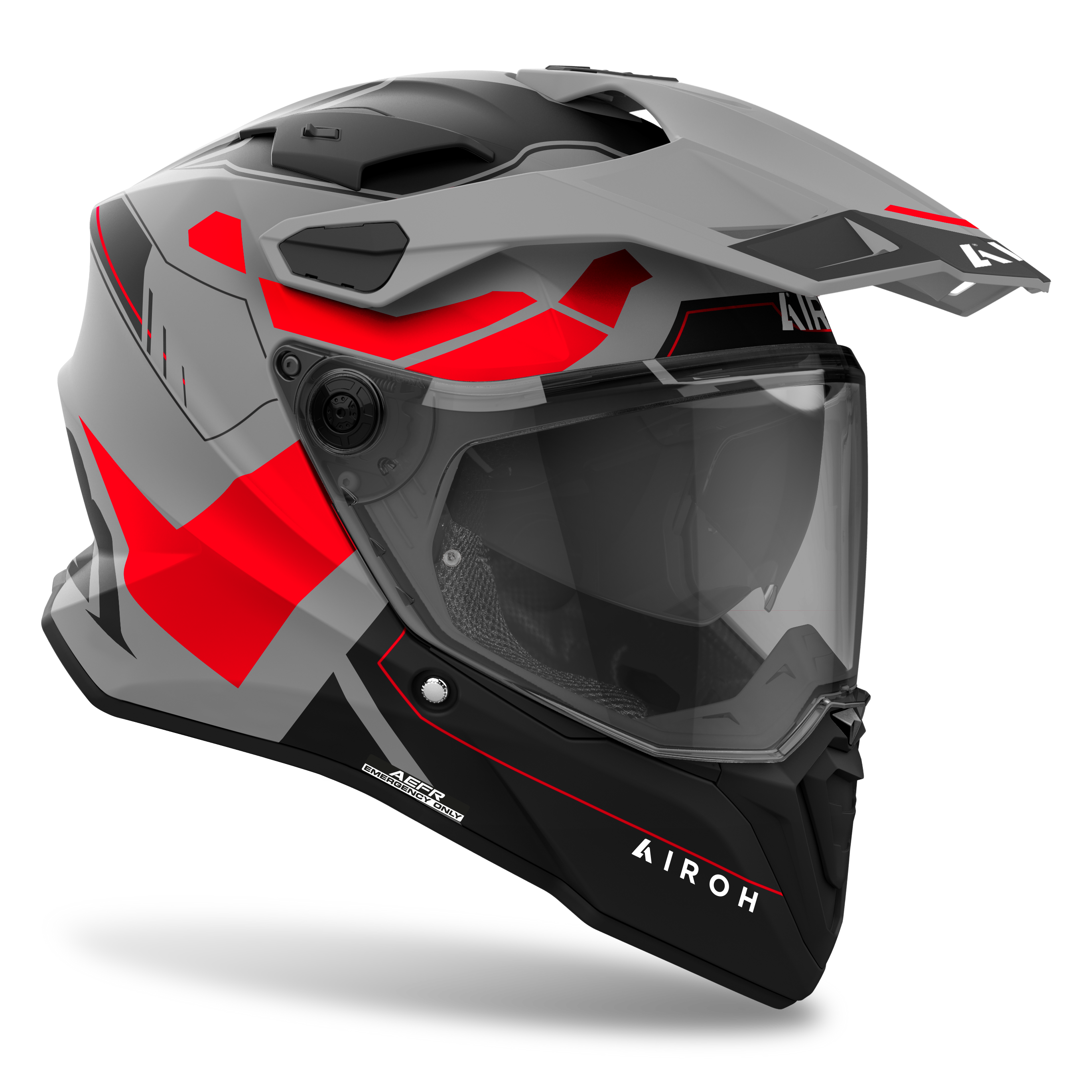 Airoh Commander 2 Reveal Red Fluo Matt Helmet