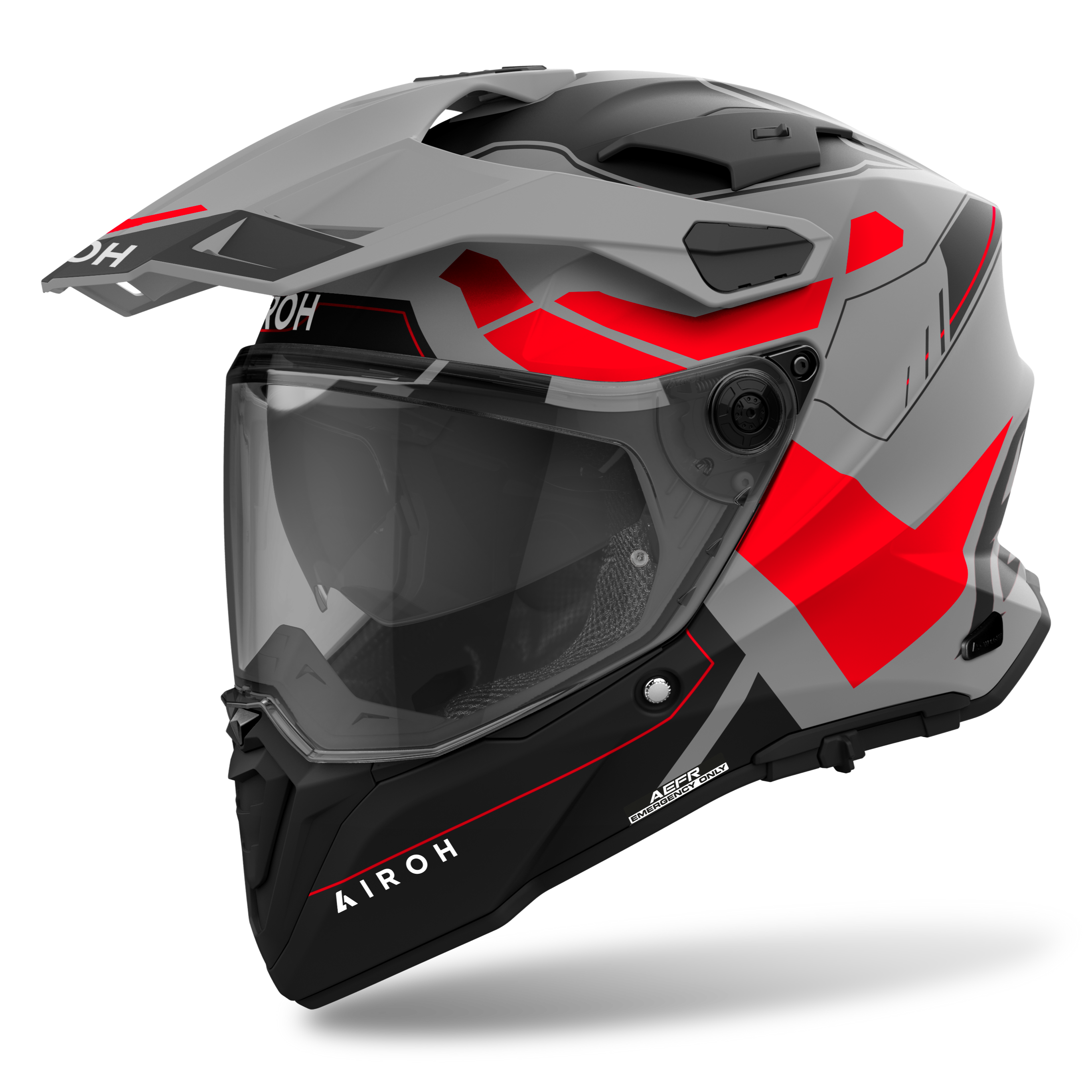 Airoh Commander 2 Reveal Red Fluo Matt Helmet