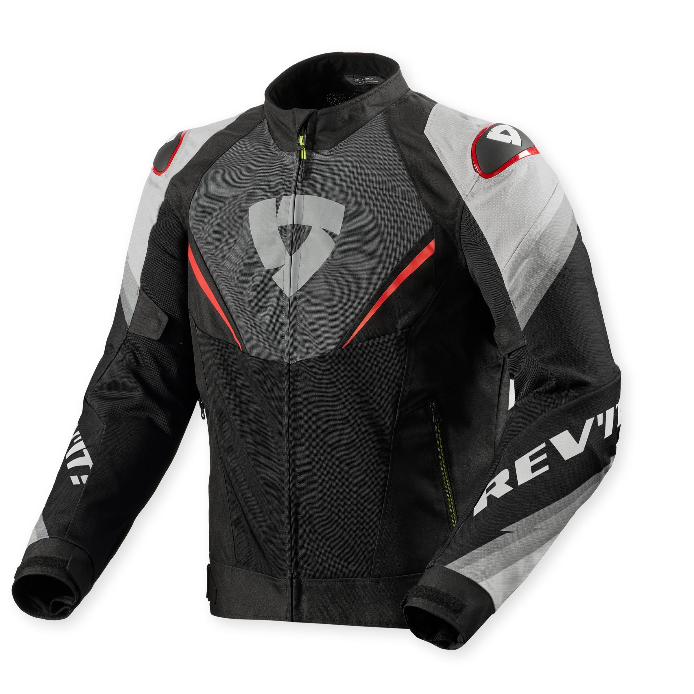 REV'IT! Quantum 3 Air Grey Red Jacket