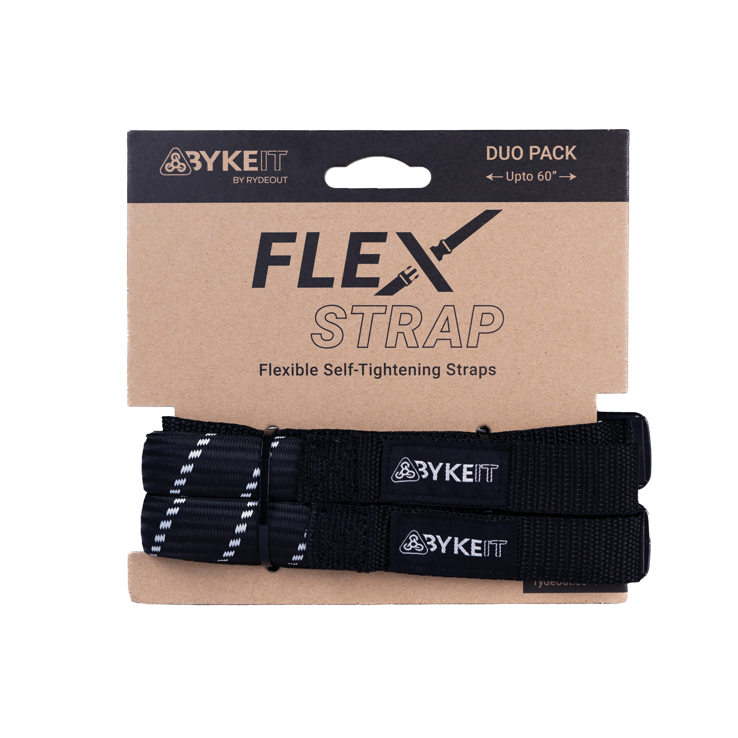 Byke IT Flex Strap - Black Silver