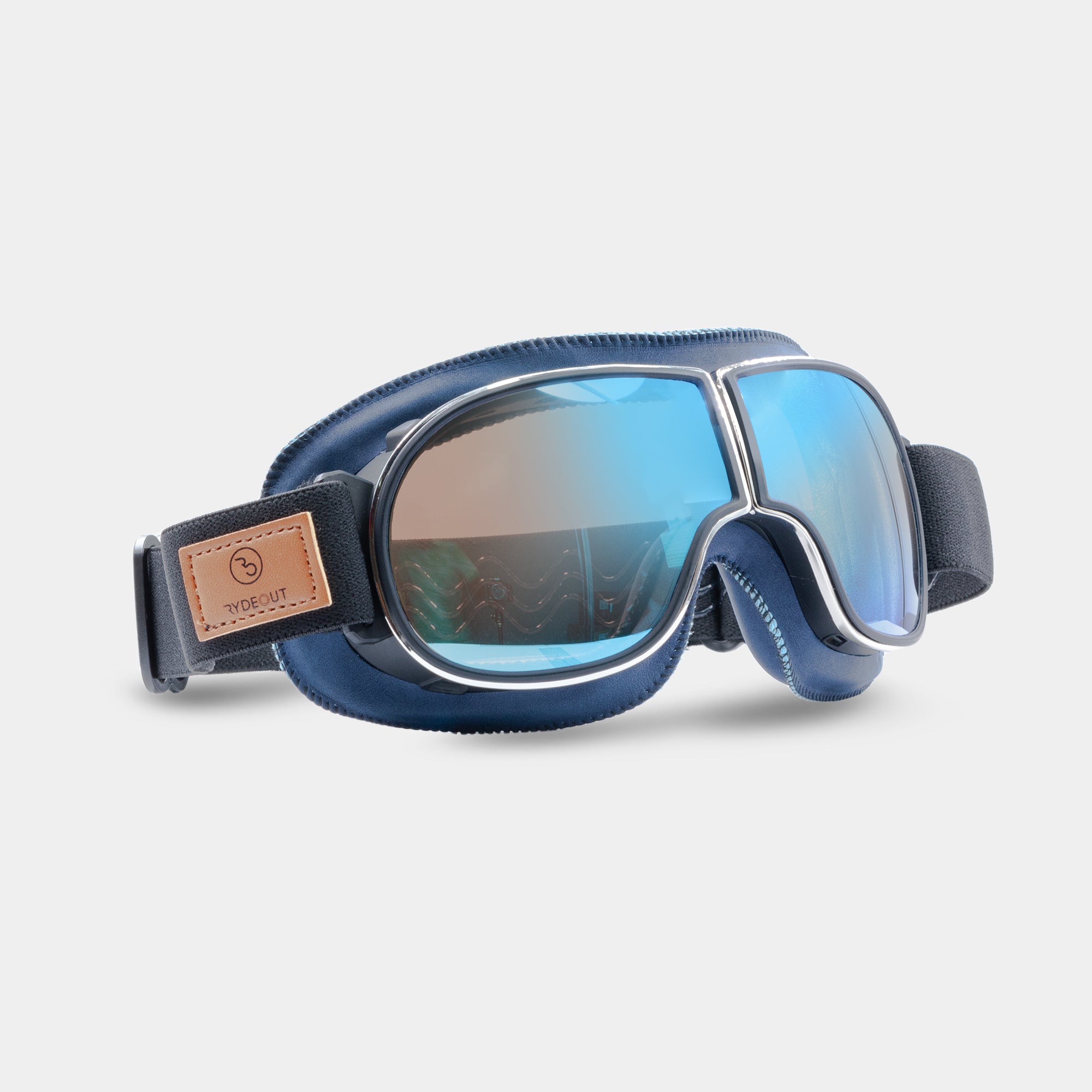 Rydeout Retro 305 Goggles – Ice Blue Lens