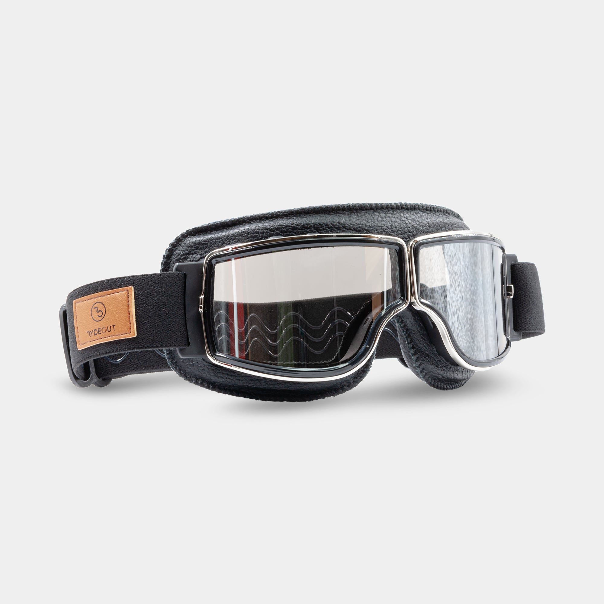 Rydeout Retro T13 Goggles – Chrome Lens