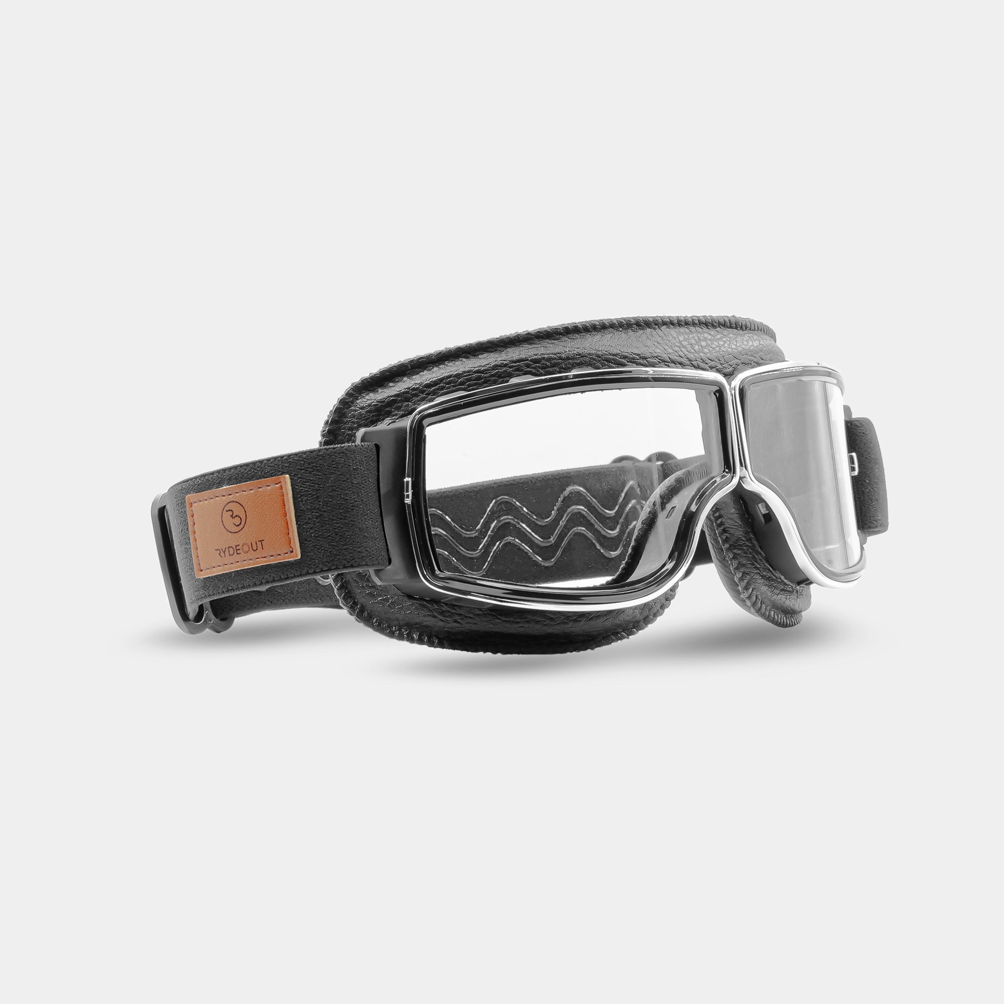 Rydeout Retro T13 Goggles – Clear Lens