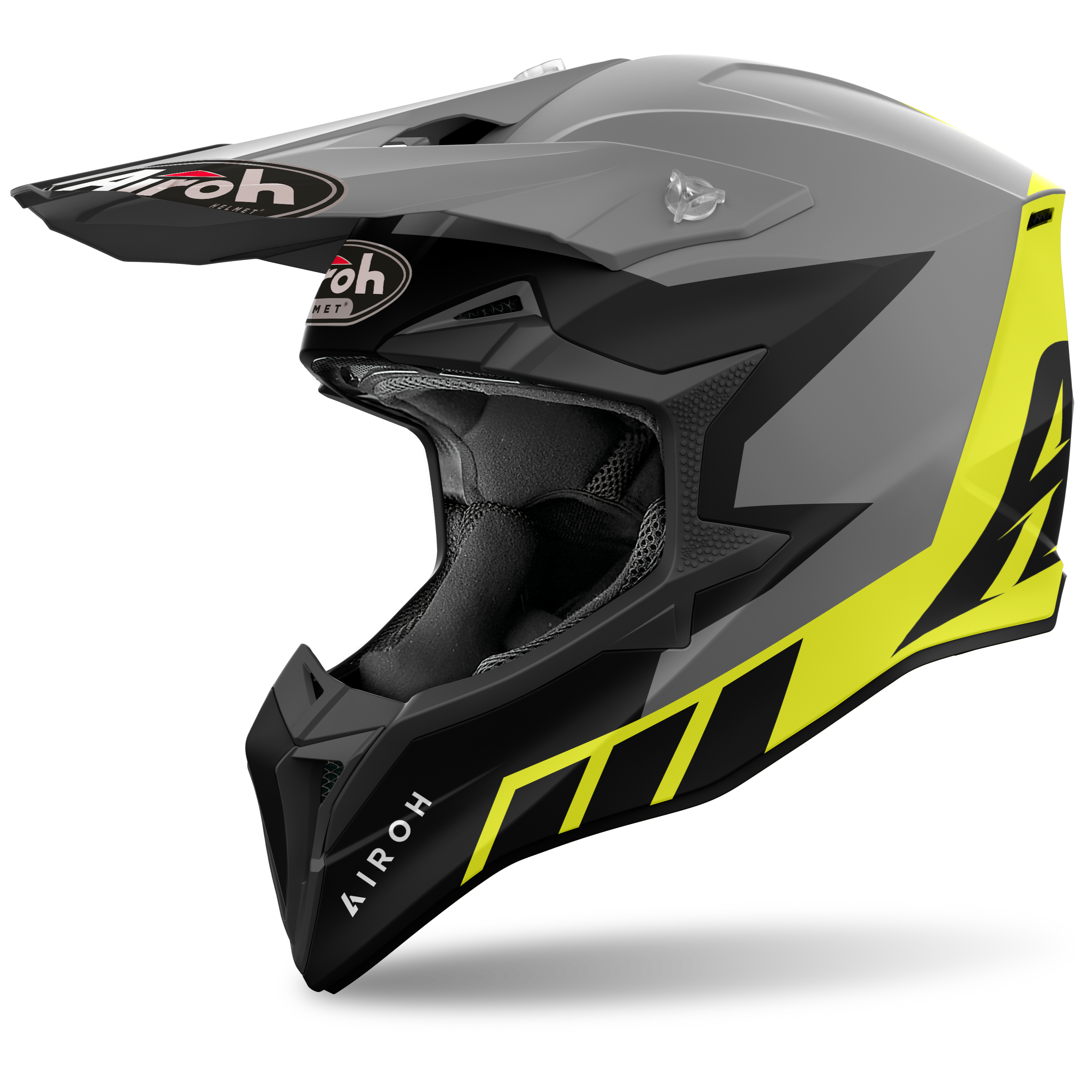 Airoh Wraaap Reloaded Yellow Matt Helmet