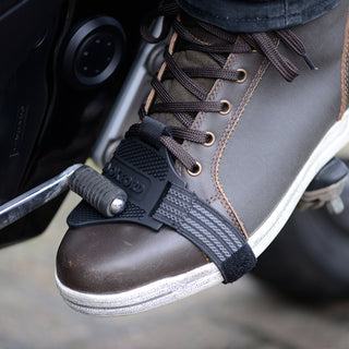 Motorcycle sneaker clearance protector